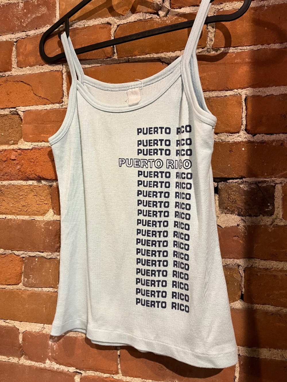 Vintage 80s Puerto Rico Souvenir Tank Top
